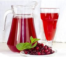 Морс клюквенный