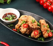 Крылья цыпленка в соусе BBQ