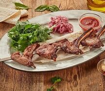 Шашлык из каре ягненка