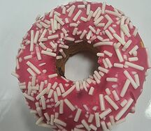 Пончик малиновый