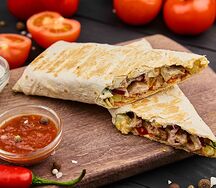 Фирменная шаурма из свинины