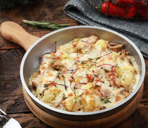 Запечённая курица в сливочном соусе