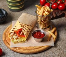 Рап с индейкой гриль