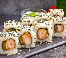 Калифорния с Креветкой в кунжуте