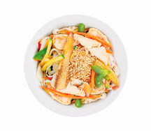 Лапша с курочкой терияки