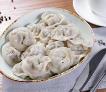 Пельмени с семгой