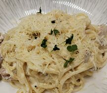 Карбонара с беконом