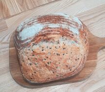 Тартин с семенами льна