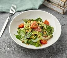 Салат с грейпфрутом и авокадо