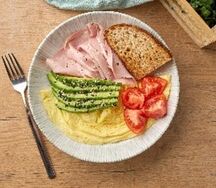 Омлет из 3-х яий с мортаделлой