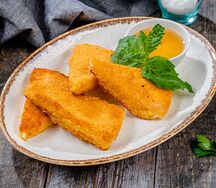 Сыр Сулугуни жареный