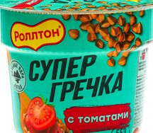 Роллтон Супер гречка с томатами