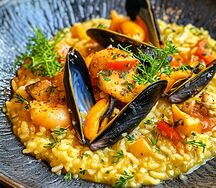 Ризотто с морепродуктами 