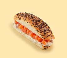 Сэндвич с красной рыбой