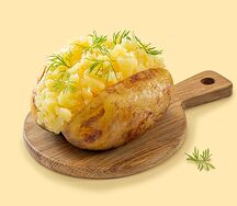 Крошка-картошка с укропом и растительным маслом