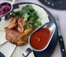 Шашлык из куриного бедра 
