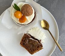 Капкейк Груша-карамель