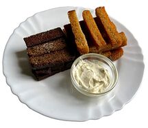 Ржаные и бородинские гренки