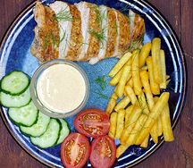 Комплексный обед с куриной грудкой