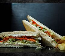 Сэндвич с лососем