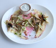 Вареники с картофелем и грибами 
