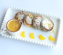 Сырники с маком и цитрусовым джемом 