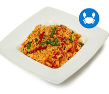 Тяхан с морским коктейлем