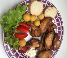 Куриные крылышки 6 шт