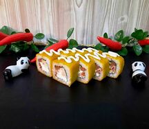 Франго темпура с беконом и курицей