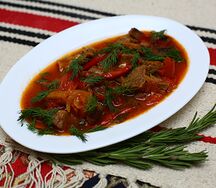 Говядина тушеная по-кавказски