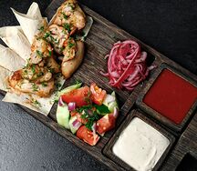 Шашлык из бедра курицы