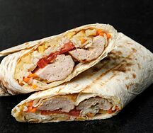 Шаурма Двойной бурум с куриным люля