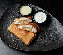 Блины с творогом