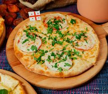 Хачапури с сыром, томатами и зеленью по рецепту тетушки Нино