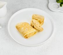Блинчики с крем-чиз и варёной сгущёнкой