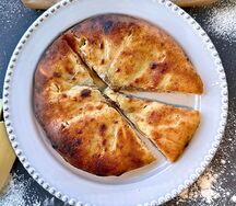 Кубдари. Пирог с мясом. 