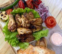 Шашлык из куриных крыльев