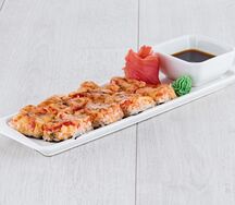 Суши-Пицца с курицей и беконом