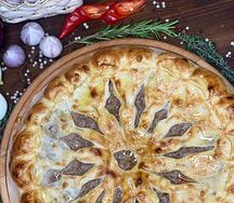 Пирог с говядиной