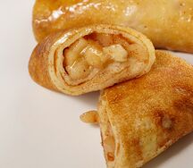 Блины с яблоком