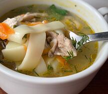Супчик куриный