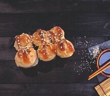 Запеченные маки с лососем