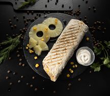 Шаурма с ананасом