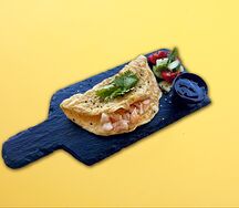 Омлет с креветкой
