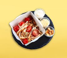 Салат Цезарь с курицей
