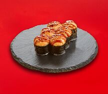 Запеченный маки ролл с крабом