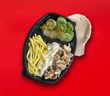 Шаурма на тарелке Детская
