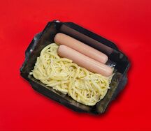 Паста детская с сосисками