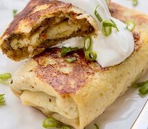 Блины с мясом 