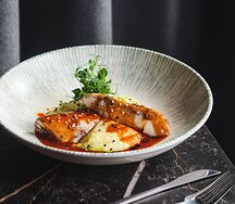 Куриная грудка BBQ с картофельным пюре